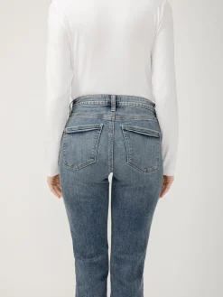 Avery High Rise Slim Bootcut Jeans