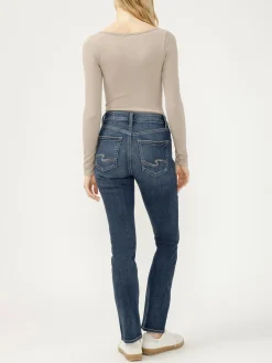 Avery High Rise Straight Leg Jeans