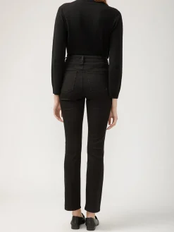 Avery High Rise Straight Leg Luxe Stretch Jeans