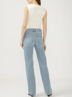 Avery High Rise Trouser Leg Jeans