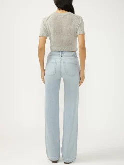 Avery High Rise Trouser Leg Jeans
