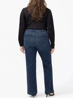 Avery High Rise Trouser Leg Luxe Stretch Jeans Plus Size
