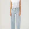 Be Easy Straight Leg Drawstring Jeans