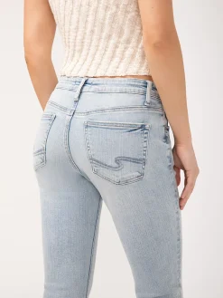 Boyfriend Mid Rise Slim Leg Jeans
