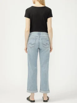 Chelsea Mid Rise Straight Leg Jeans