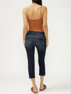 Elyse Mid Rise Luxe Stretch Capri