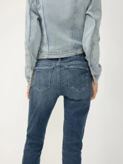 Elyse Mid Rise Slim Bootcut Jeans