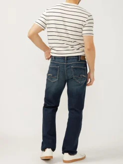Grayson Classic Fit Straight Leg Knit Flex Jeans