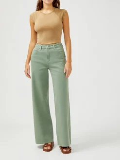 Highly Desirable High Rise Ultra Wide Leg Jeans