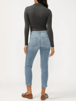 Isbister High Rise Straight Leg Luxe Stretch Jeans