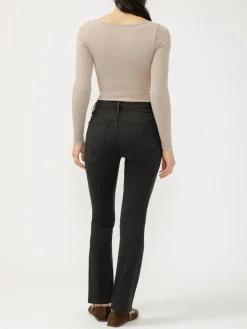 Isbister High Rise Straight Leg Luxe Stretch Jeans