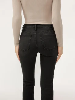 Isbister High Rise Straight Leg Luxe Stretch Jeans