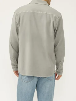 Knit Flex Button-Up Shirt