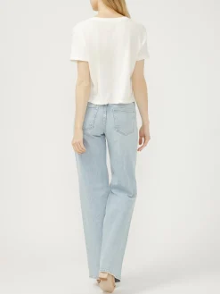 Loose & Low Low Rise Straight Leg Jeans