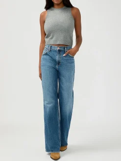 90s Baggy Mid Rise Bootcut Jeans