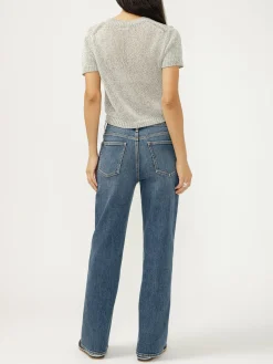 90s Mid Rise Baggy Bootcut Jeans