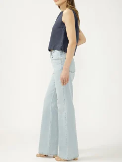 90s Mid Rise Baggy Bootcut Jeans