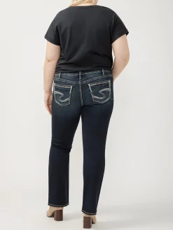 Suki Mid Rise Bootcut Jeans Plus Size