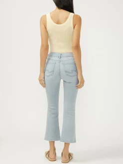 Suki Mid Rise Kick Flare Luxe Stretch Jeans