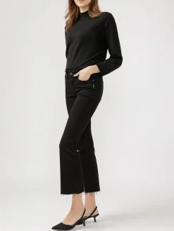 Suki Mid Rise Kick Flare Luxe Stretch Jeans