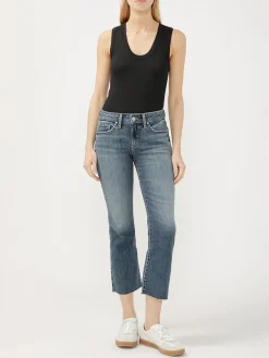 Suki Mid Rise Kick Flare Luxe Stretch Americana Jeans