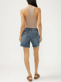 Suki Mid Rise Long Shorts