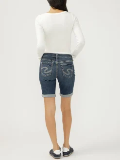 Suki Mid Rise Luxe Stretch Bermuda Shorts
