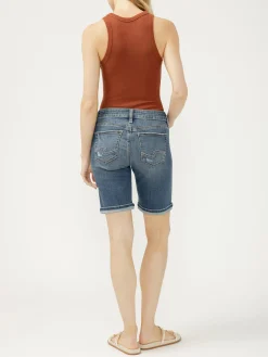 Suki Mid Rise Luxe Stretch Bermuda Shorts
