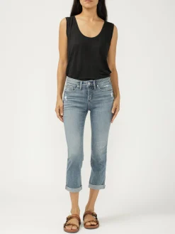 Suki Mid Rise Luxe Stretch Capri