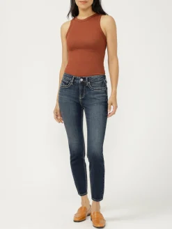 Suki Mid Rise Skinny Luxe Stretch Jeans