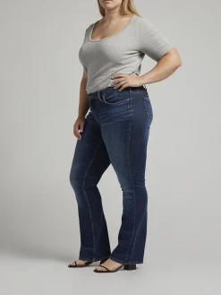 Suki Mid Rise Slim Bootcut Jeans