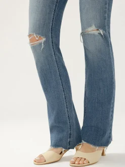 Suki Mid Rise Slim Bootcut Jeans