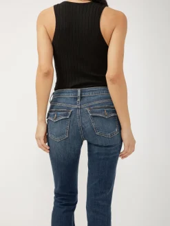 Suki Mid Rise Slim Bootcut Jeans