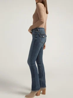 Suki Mid Rise Slim Bootcut Jeans