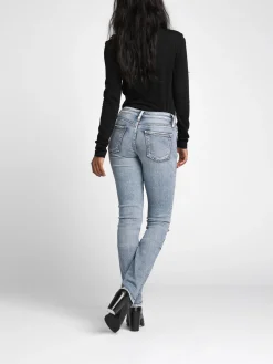 Suki Mid Rise Straight Leg Jeans