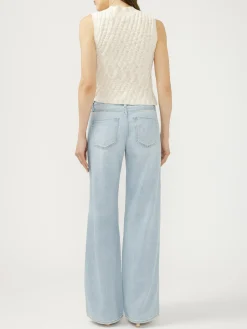 Suki Mid Rise Wide Leg Jeans