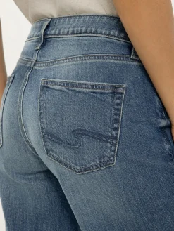 Suki Mid Rise Wide Leg Jeans