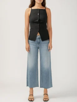 Suki Mid Rise Wide Leg Luxe Stretch Jeans