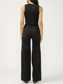 Suki Mid Rise Wide Leg Luxe Stretch Jeans